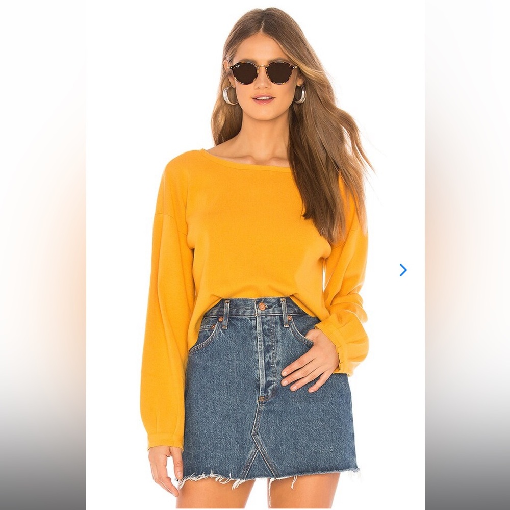 Lovers + Friends - Soho Sweater in Golden Yellow